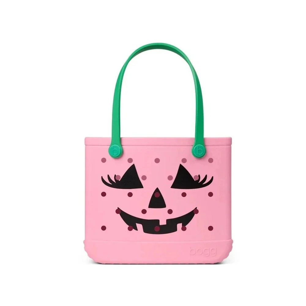BABY Bogg Bag Bogg-O-Lantern Halloween Pumpkin PINK Tote NEW 15x13